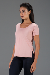 T-Shirt Run Feminina Blush