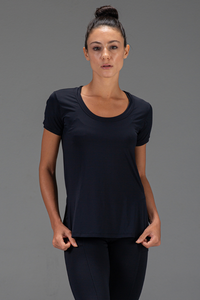 T-Shirt Run Feminina Preto