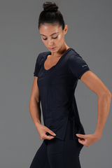 T-Shirt Run Feminina Preto