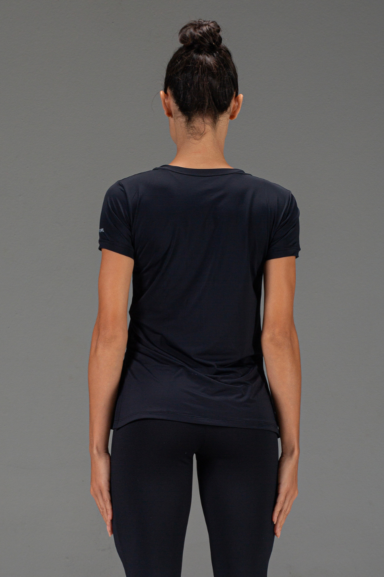T-Shirt Run Feminina Preto