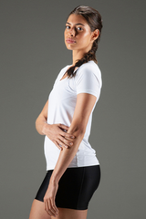 T-Shirt Tech Feminina Branco