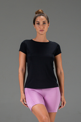 T-Shirt Treino Feminina Preto