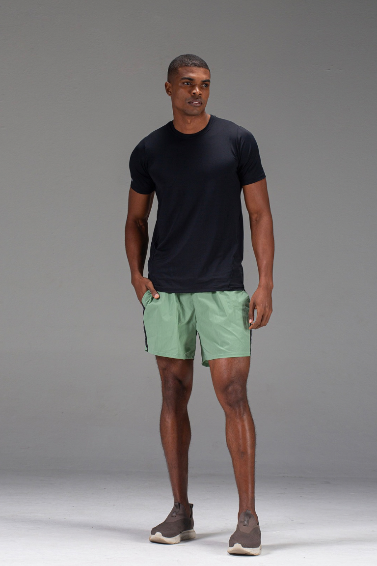 T-Shirt Treino Masculina Preto