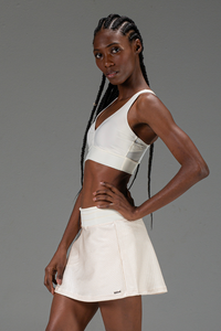 Saia Treino Lux Off White