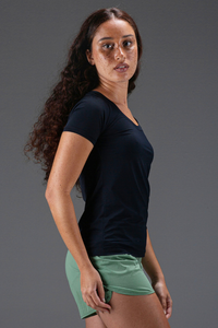 T-Shirt Tech Feminina Preto