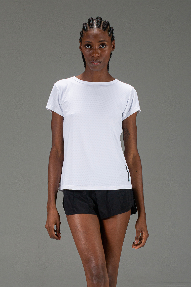 T-Shirt Treino Feminina Branco