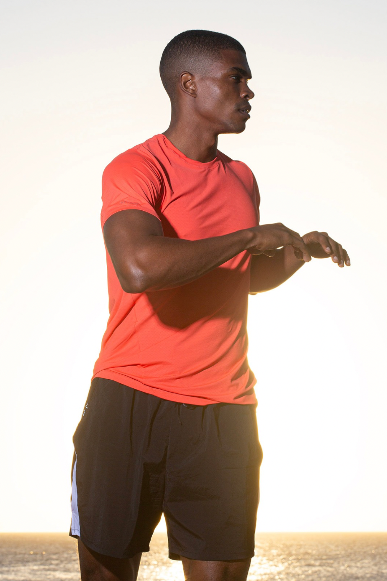 T-Shirt Treino Masculina Coral