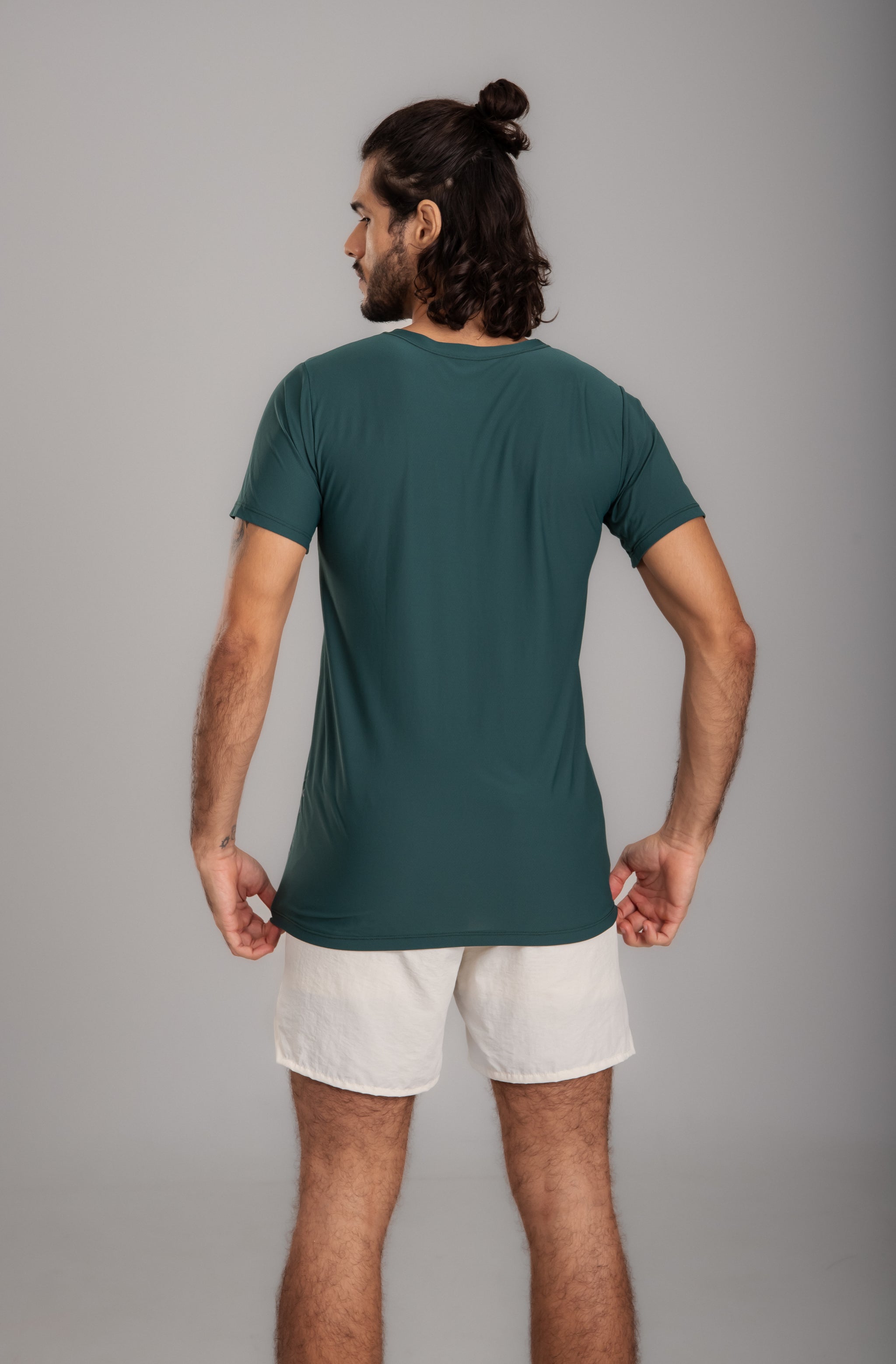 Short Tech Off-White com Bermuda