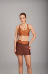 Top Treino Lux Caramelo