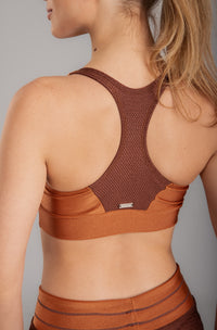 Top Treino Lux Caramelo