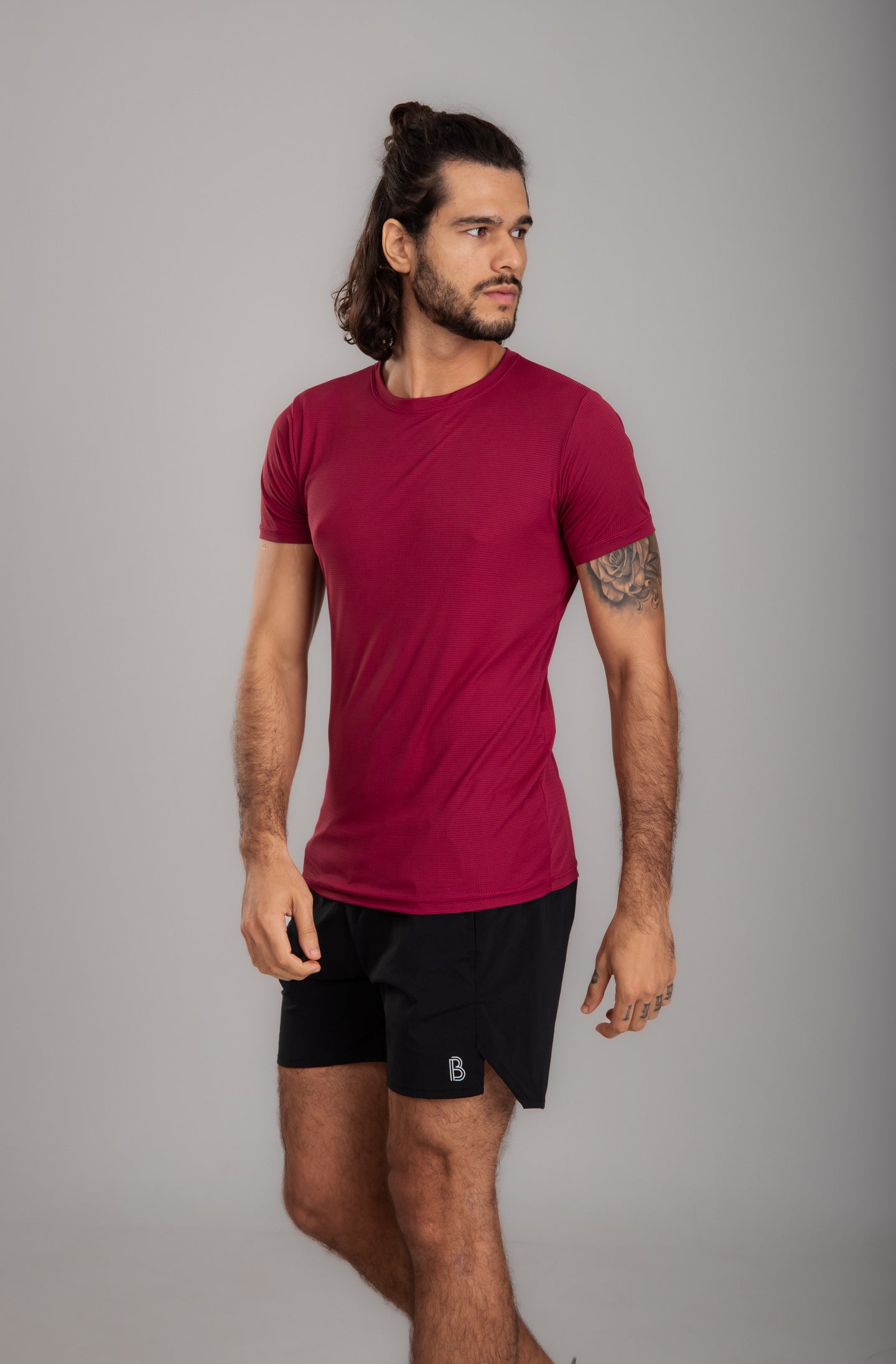 T-Shirt Energy Masculina Vinho